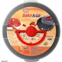 Dr. Oetker Removable Baking Mold Witg Lid 230c Degrees 26x6.5 Cm Noir