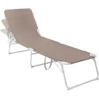 Outwell Tenby Lounger Marron 61 x 188 x 30 cm