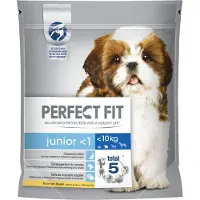 Perfect Fit Junior < 1 (< 10 kg) au poulet pour chien - 5 x 1,4 kg
