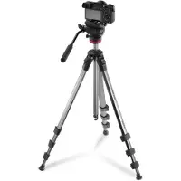 Hama PRO Move 160 2D (Métal), Trépied, Gris