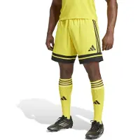 Adidas Pantalon de sport 'Squa25' jaune / noir