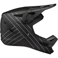 100% Status Casque de descente noir pour jeunes