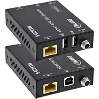 InLine Extendeur KVM Cat.6, HDMI 4K/60 Hz, 70 m, kit