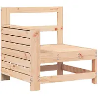 vidaXL Canapé de jardin avec accoudoirs 69x62x70,5 cm pin massif