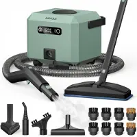 Nettoyeur vapeur MAX – 2 600 W - 60 min d'autonomie - Réservoir d'eau de 2,5 L – Nettoyeur vapeur à main et nettoyeur de moquette - Vert