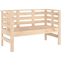 vidaXL Banc de jardin 111,5x53x71 cm pin massif