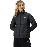 4F Femmes, Vestes d'hiver, Veste pour femme F0855 noir intense 4FWSS26TDJAF0855 20S 2XL, Noir, (XXL)