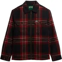 Superdry Veste mi-saison marine / rouge foncé / blanc cassé