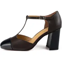 L37 HANDMADE SHOES Escarpins 'GALACTIC NIGHT' marron