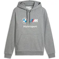 Puma Sweat-shirt 'BMW MMS Ess' bleu / azur / gris chiné / blanc
