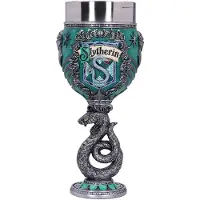 Harry Potter Goblet Slytherin Harry Potter - Ręcznie malowany puchar z stalowym wkładem