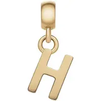 Daniel Wellington Pendentif plaqué or lettre H Charms DW00400491