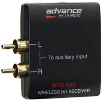 Advance WTX 500 récepteur de musique de bluetooth Noir