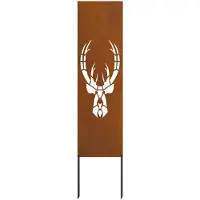 vidaXL Écran de confidentialité de jardin Rouillé 32 x 140 cm