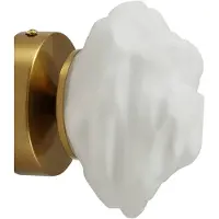 LINDBY Applique Murale , Piatra, dimmable, Blanc, Salon / séjour, Verre, Moderne