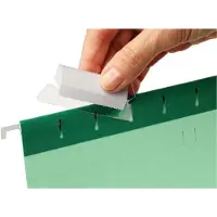 Esselte Title Tabs Clar 50mm