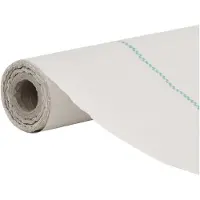 vidaXL Membrane anti-mauvaises herbes blanc 4x25 m PP