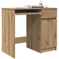 vidaXL Bureau Artisan-Chêne 86x49x76 cm Bois composite