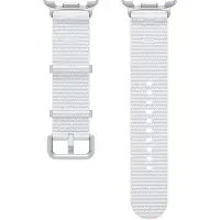 Samsung Bracelet Athleisure original pour Galaxy Watch 9 (40/44mm) / Watch 8 (40/44mm) / Classic (46mm) - Taille S/M - Blanc