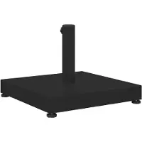 vidaXL Pied de parasol noir 45 x 45 x 31,5 cm
