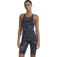 Tyr Maillot de bain de compétition Tresher Hydrophobic dos ouvert gris 22 femmes gris 22