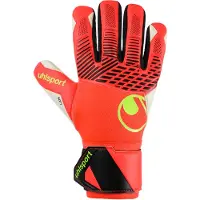 Uhlsport Gant de receveur Soft Hn Pro - rouge fluo/blanc/jaune fluo, taille : 7,5