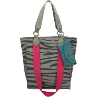 Fritzi aus Preußen Cabas 'Izzy' bleu pastel / gris fumé / gris foncé / canneberge