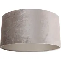 Steinhauer - abat-jour - Shade - argent - velours tissu - Ø 40cm - E27 - K1068GS