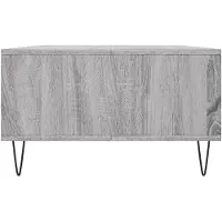 vidaXL Table basse Gris Sonoma 104x60x35 cm Bois composite