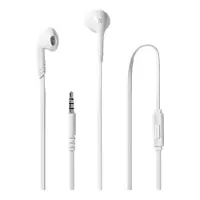 Nedis Écouteurs câblés | 3,5 mm | Longueur du câble: 1,20 m | Microphone invité | Contrôle du volume | Blanc