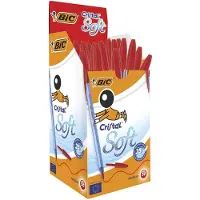 BIC Stylo Cristal Soft 50 Unités
