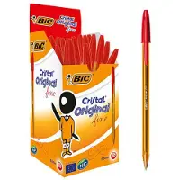 BIC Original Fine Pen 50 Units Rouge Enfants