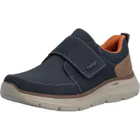 Rieker Chaussons de ville pour hommes, couleur bleue, style décontracté