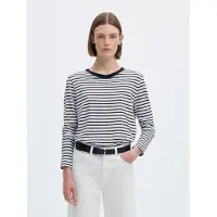 Selected T-shirt noir / blanc