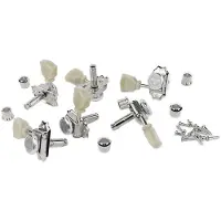 Gotoh SD-90 Keystone MG-T Nickel mécaniques à blocage 3x3 (lot de 6)