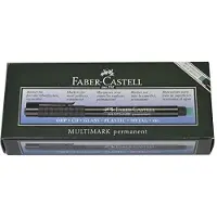 Manhattan 10 -CASTELL MULTIMARK 1513 crayons à papier noir 0,6 mm permanent (10x)