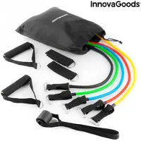 InnovaGoods Set Resistance Band 5 Units Noir