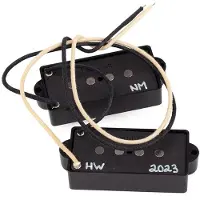 Lollar Split Coil High Wind micro PB, noir