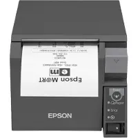 Epson TM T70II - Imprimante de reçus - ligne thermique - rouleau de 8 cm - 180 ppp - jusqu'à 250 mm/sec - USB 2.0, série - massicot - gris foncé