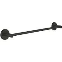 GROHE Start QuickFix porte-serviettes de bain, longueur 504mm (450mm), à coller ou à percer, noir mat