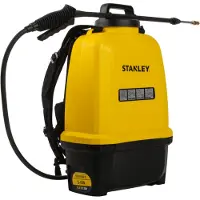 Stanley Pulvérisateur 16 L arrière, pulvérisateur arrière jardin, pulvérisateur à pression, électrique, batterie rechargeable lithium, lance télescopique, buse réglable, autonomie 2 h, max 5 bar, 0.60