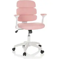 Hjh OFFICE hjh BUREAU Siège pivotant pour enfants Kid ERGOLINO W, chaise pour enfants avec dossier ergonomique