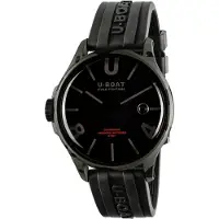 U-BOAT 9553 DARKMOON 44 MM BK GREY CURVED CAMOUFLAGE gris noir Montre homme NOUVELLE