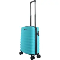Saxoline Sac à main Flow en ABS/PC robuste, bleu-turquoise, taille unique