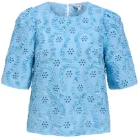 Object Avec Broderie Haut À Manches Bouffantes