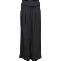 Object Pantalon à pince 'OBJCamly' gris foncé
