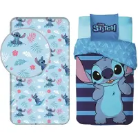 Disney Ensemble de literie Lilo & Stitch : couette et drap-housse