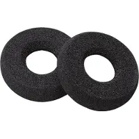 HP Coussinets d'écoute en similicuir pour casque sans fil , compatibles avec les modèles Poly Ohrpolster (lot de 2)