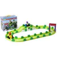 Miniland Super Blocks Racing Construction Game 70 Units Multicolore Enfants
