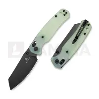 Bestechman Couteau pliant Cicada - PVD - G10, jade